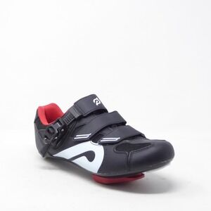 Peloton Women Cycling Shoes Black Red White Cleats Size 41 EU / 10 US